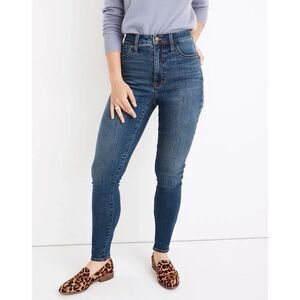 Madewell Curvy Roadtripper Supersoft Jeans (Size 33) High Rose Stretch Skinny
